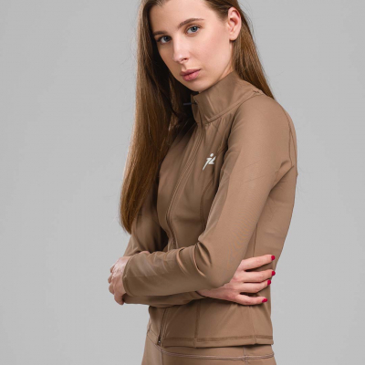 Yoga brown Zip jakna