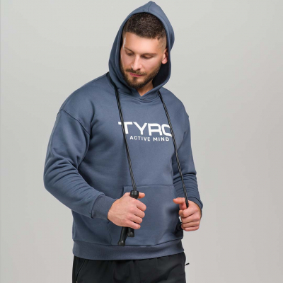 One blue dukserica sa kapuljačom