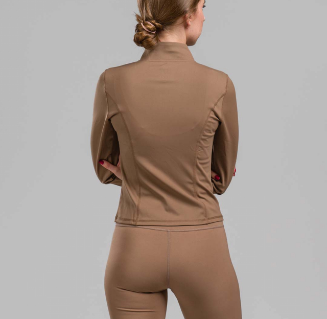 Yoga Zip jakna brown