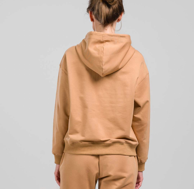 Becare Zip dukserica sa kapuljačom camel